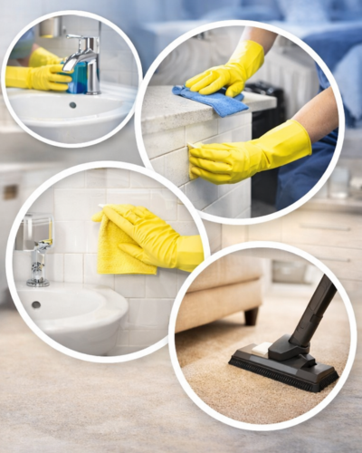 A professional end-of-tenancy cleaning service provider cleaning every corner of the property